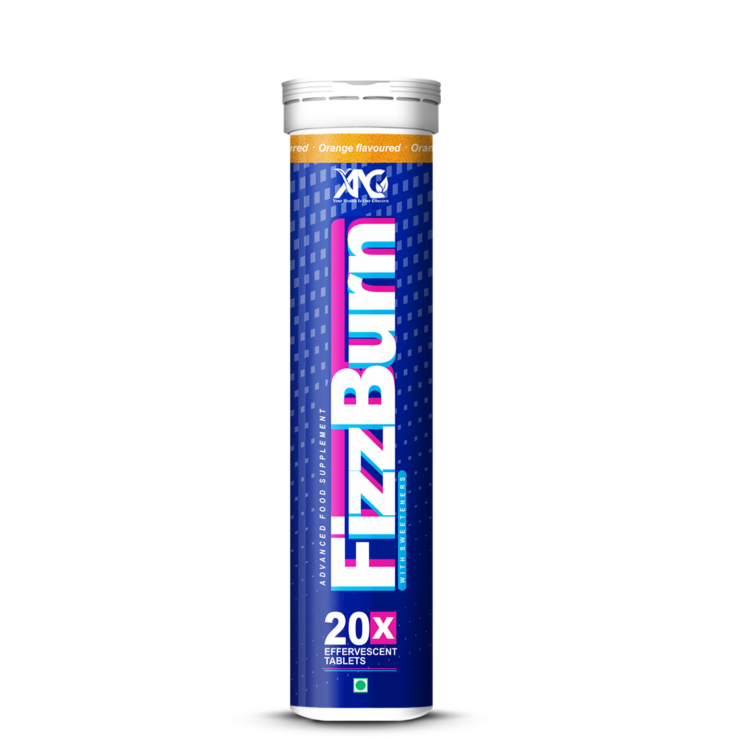 ANC FizzBurn Fat Burner for Men & Women - for Effective Weight Loss and Fat Burning Results | Target Stubborn Belly Fat, Boost Ketosis, and Enhance Energy Levels 20 Effervescent Tablets