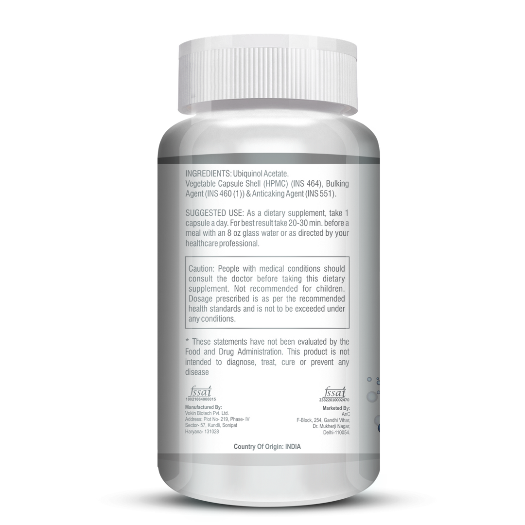 ANC Ubiquinol - Acetate – Support Heart Health (90 Capsules)