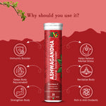 Load image into Gallery viewer, ANC Ashwagandha Tablets For Vitality &amp; Relieves Stress, Naturally Boosts Energy &amp; Stamina, Improves Immune System 20 Effervescent Tablets
