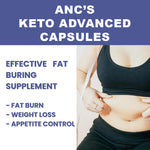 Load image into Gallery viewer, ANC Keto Advaced Weight Loss Formula with Green Tea Extract | Garcinia Combogia (60 Capsules) For Men &amp; Women
