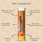 Load image into Gallery viewer, ANC L-Glutathione 600mg With Vitamin C for Glowing Skin, Antioxidants, Skin Lightening,Detoxification Pigmentation, and Tan Removal For Men &amp; Women- 20 Effervescent Tablets
