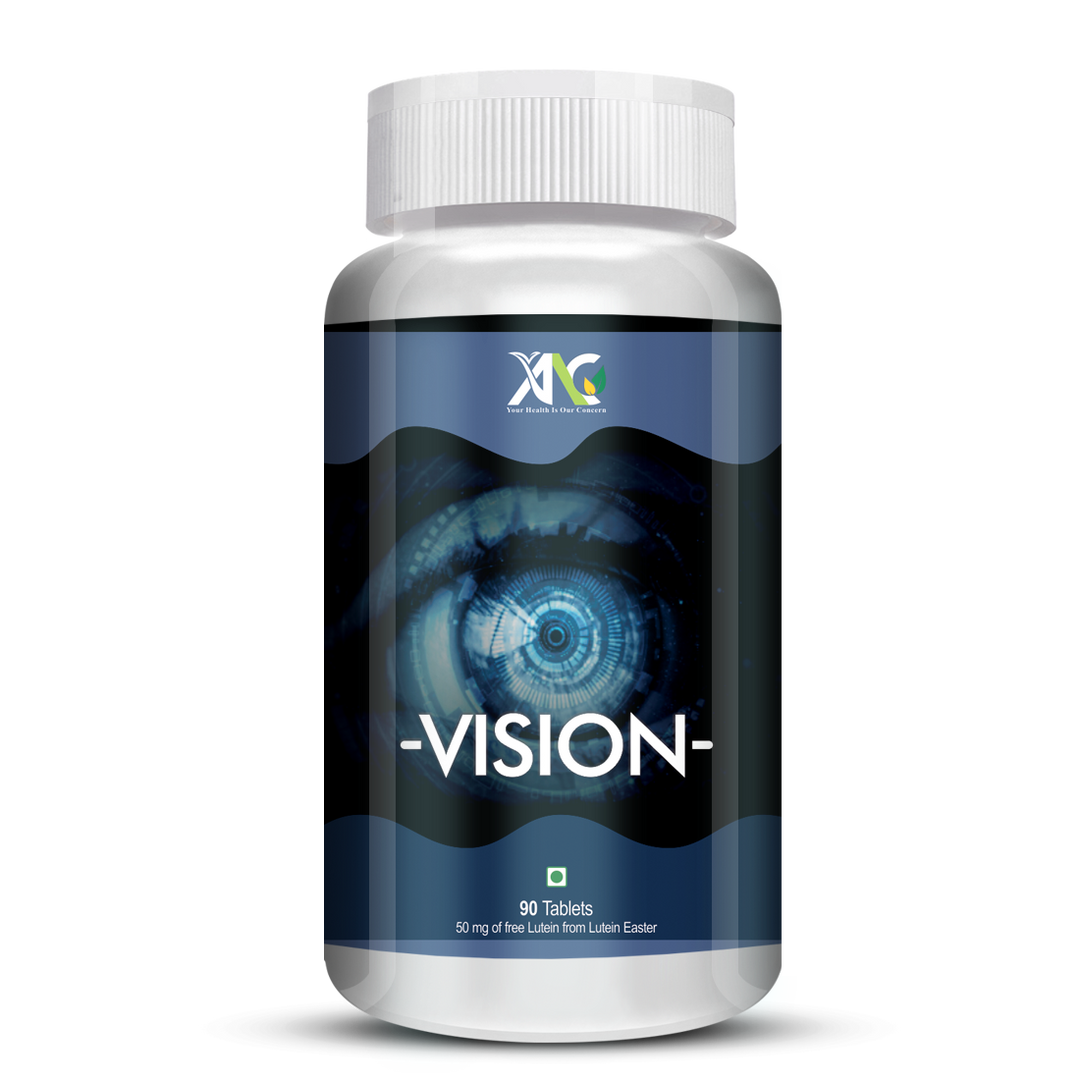 ANC Vision Eye Vitamins good for Eyes with Lutein & Zeaxanthin | Fights Low Eye Vision, Dry Eyes & Retina 90 Tablets