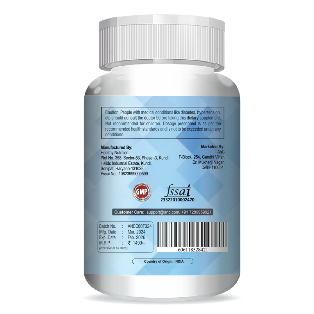 ANC Concivo Women fertility supplement | Facilitate natural coception | Natural conceive tablets | Fertility booster tablets | Nutrition For Women Planning Pregnancy | Supports Timely Ovulation | 60 Veg Tablets