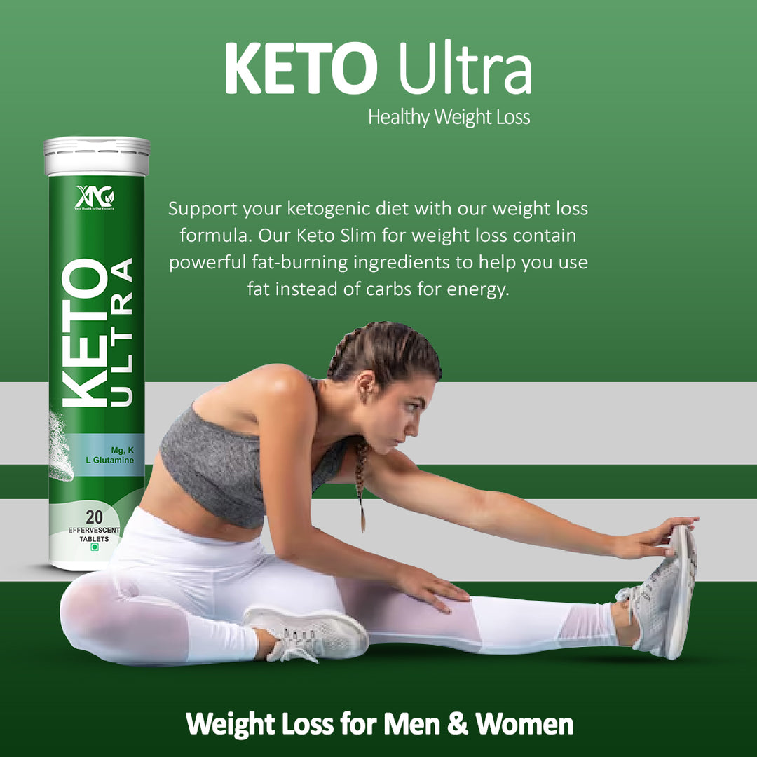 ANC Keto Ultra For Weight Loss & Body Fat Reduction With Effervescent Water Soluble (20 Tablets)