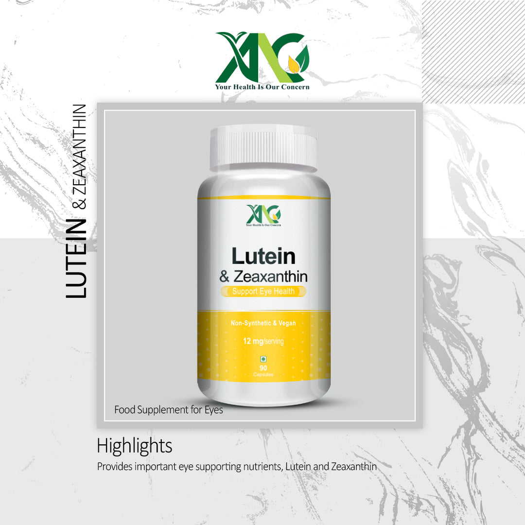 ANC Lutein & Zeaxanthin For Fights Low Eye Vision, Dry Eyes & Retina Health Protects from UV & Blue Light Defence 90 Capsules