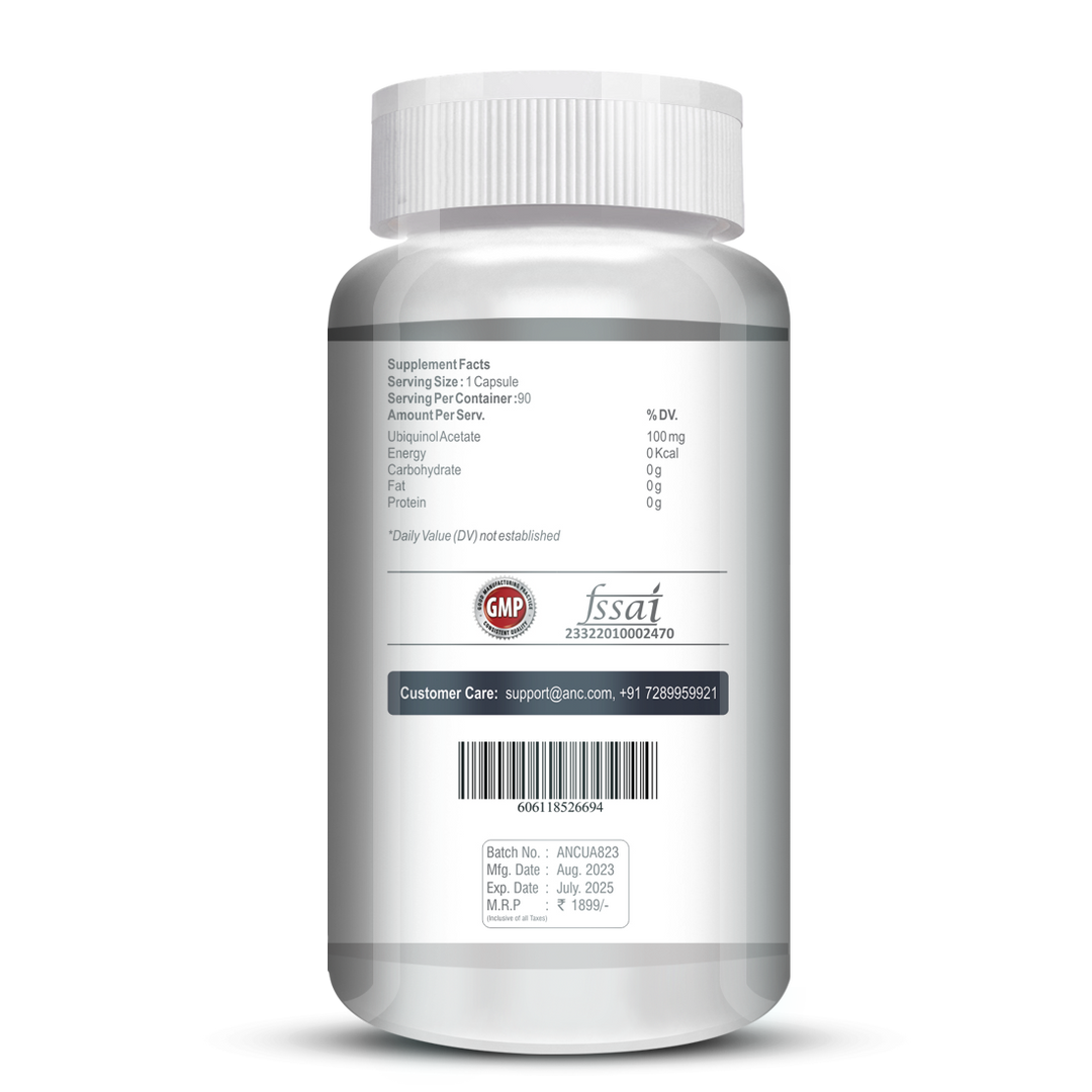 ANC Ubiquinol - Acetate – Support Heart Health (90 Capsules)
