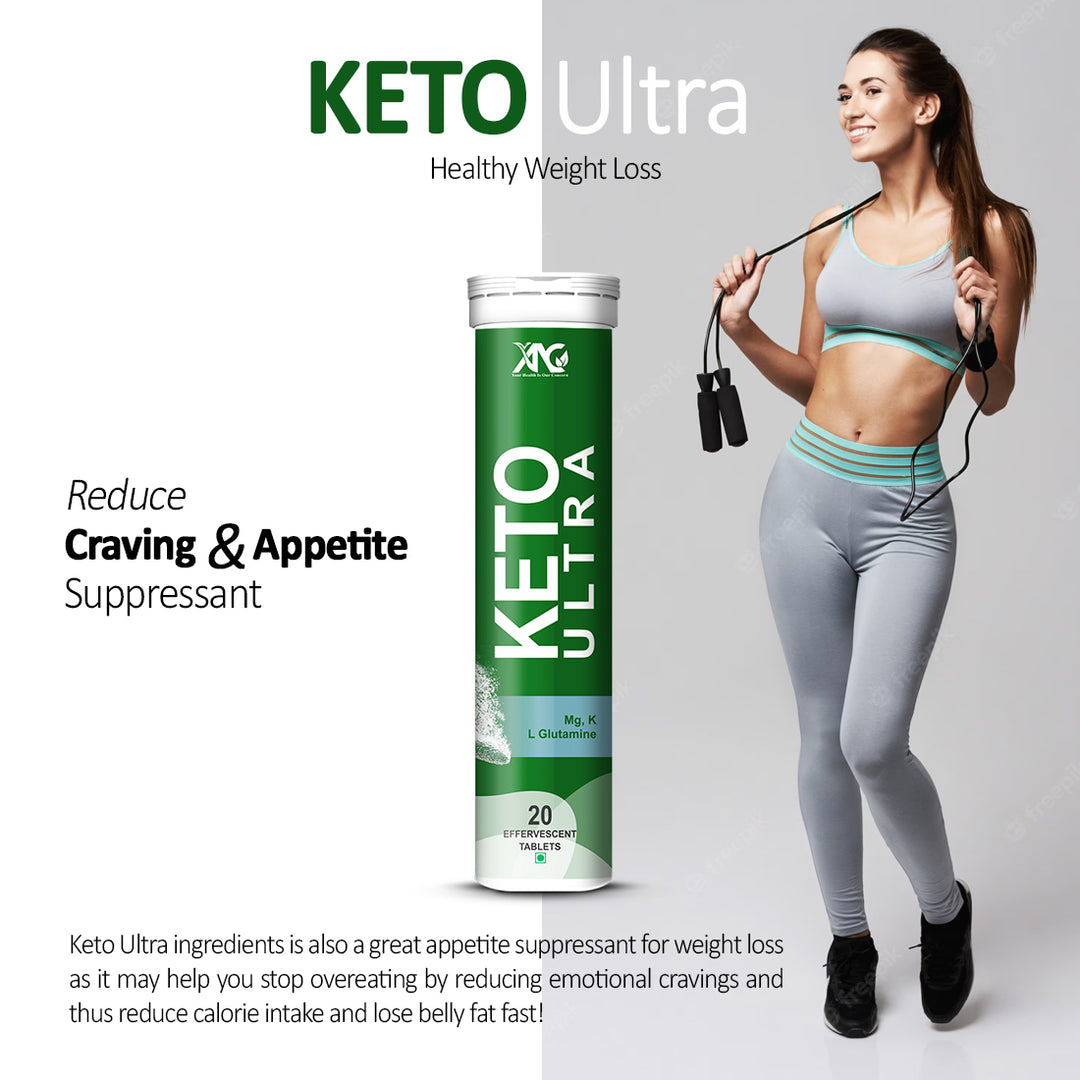 ANC Keto Ultra For Weight Loss & Body Fat Reduction With Effervescent Water Soluble (20 Tablets)