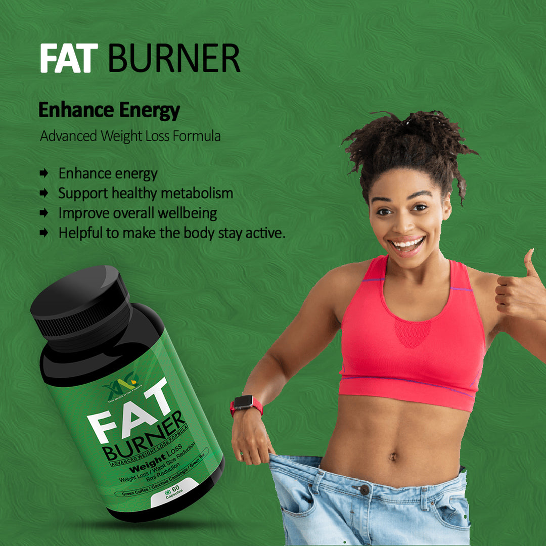 ANC Fat Burner Weight Management for Men & Women for Effective Weight Loss and Fat Burning Results | Target Stubborn Belly Fat, Boost Ketosis, and Enhance Energy Levels (60 Capsules)