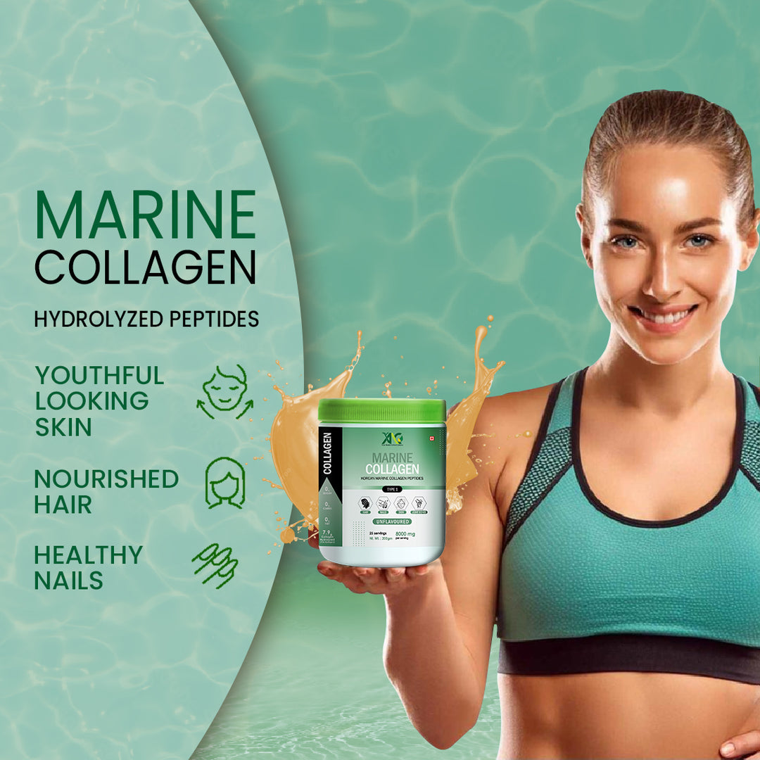 ANC Korean Marine Collagen Powder | Marine Collagen Supplements For Women And Men | Skin Radiance Collagen (200 Gram Unflavoured)