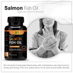 Load image into Gallery viewer, ANC Triple Strength Fish Oil Omega 3 Capsules for Men &amp; Women,1250mg Fish Oil, 560mg EPA, 400mg DHA,Protects Vision,No Fishy Aftertaste, Supports Family Health (60 Softgels)
