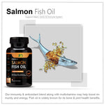Load image into Gallery viewer, ANC Triple Strength Fish Oil Omega 3 Capsules for Men &amp; Women,1250mg Fish Oil, 560mg EPA, 400mg DHA,Protects Vision,No Fishy Aftertaste, Supports Family Health (60 Softgels)
