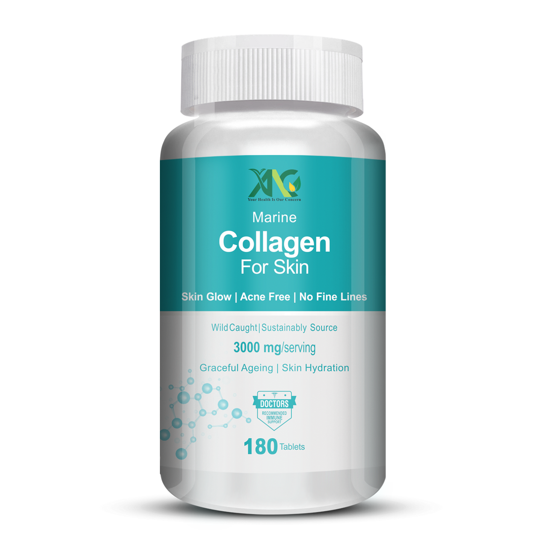 ANC Marine Collagen 3000Mg With Biotin & Vitamin C For Skin, Healthy Hair, Nails & Joints 180 Tablets