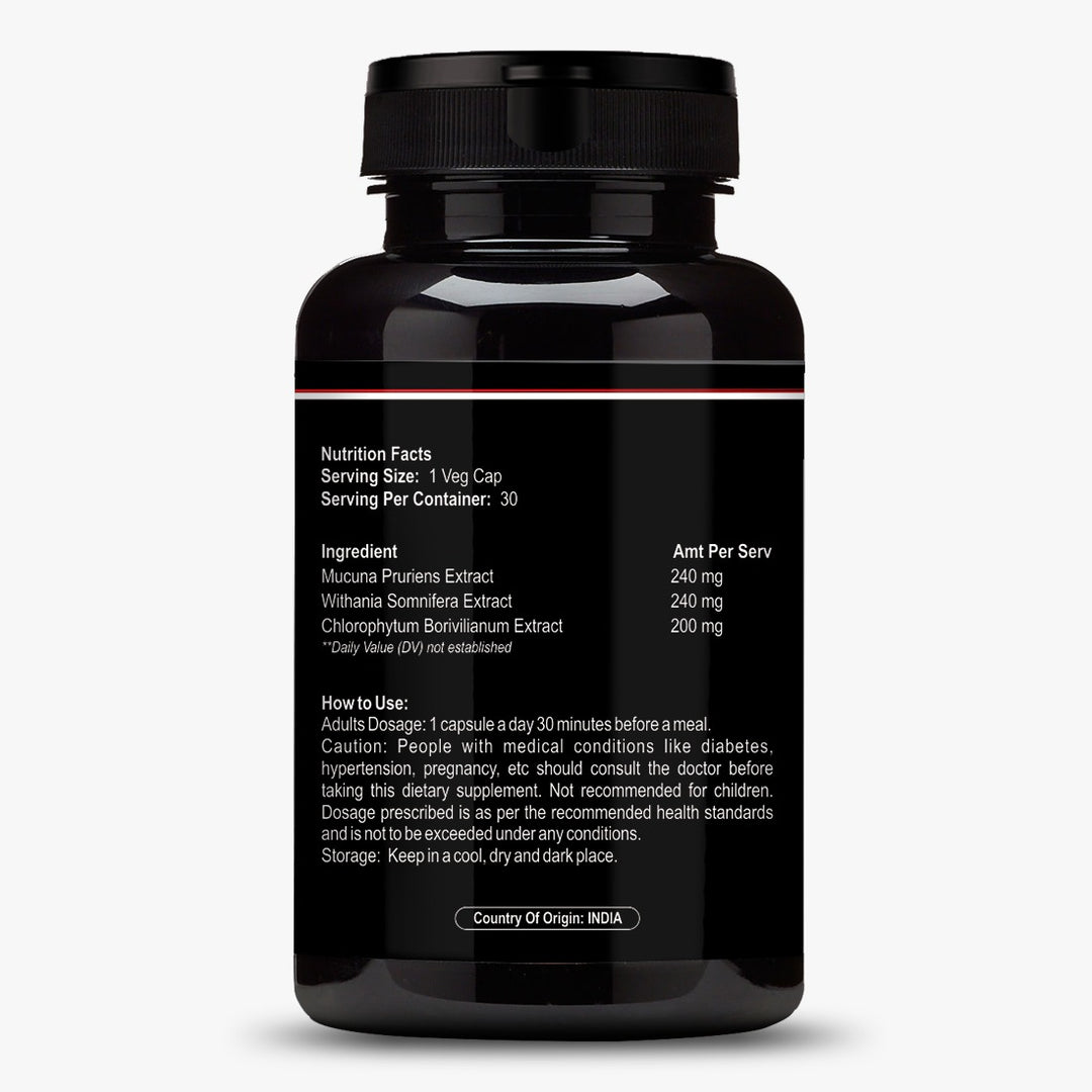 ANC Maxx Max For Boost Stamina, Improve Muscle Strength For Men's Health Natural Supplement 30 Capsules